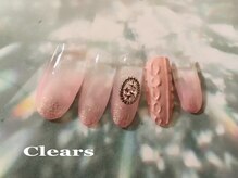 ビューティーネイルサロン クリアーズ(Clears)/ピンクベージュニットネイル♪