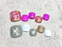 アメリ ネイル(Ameri nail)/フット定額ネイル¥8800
