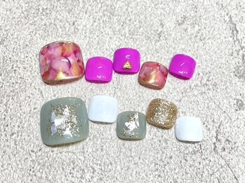 アメリ ネイル(Ameri nail)/フット定額ネイル¥8800