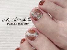エーネイルサロン プラーカ本店(A-Nail Salon)/テラコッタflower