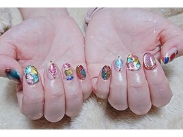 キラキラマグネットネイル♪