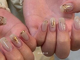 4)7000円 リボンネイル 0206c