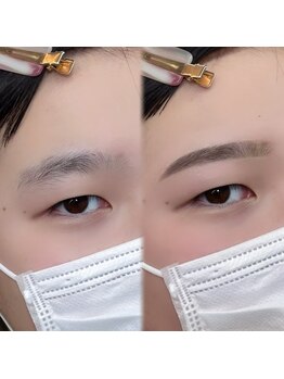 チルアンドアイ 千葉駅前店(Chill&Eye)/美眉スタイリング/BeforeAfter