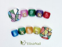 エリクサーネイル 神田(Elixir Nail)/フットやり放題/クーポン使用