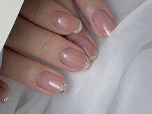 サロン ド ネイル 椿(Salon de nail 椿)/マオジェルラメフレンチ
