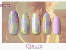 カラーズ広尾 ネイルラウンジ(Colors Hiroo Nail Lounge)/オーロラネイル ミラー 上品