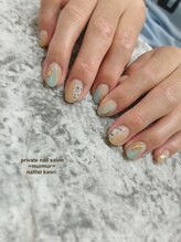 プライベート ネイルサロン マーマ(murmur)/ターコイズネイル