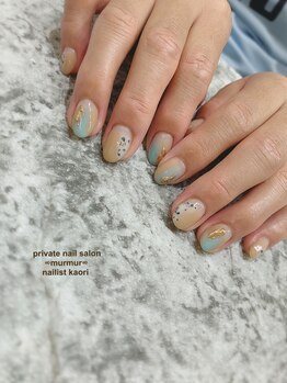 プライベート ネイルサロン マーマ(murmur)/ターコイズネイル