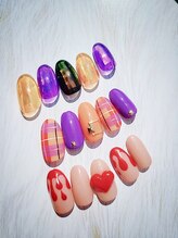 ネイルステーション ブルー(Nail Station BLUE)/9・10月定額デザイン