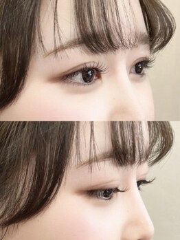 リリバイシエル(lili by CieL)の写真/【フラットラッシュ120本¥5500/カラーフラットラッシュ120本まで¥6000】大人気メニュー!!超軽量でモチも◎