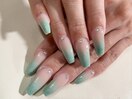 ミントグリーングラデーション