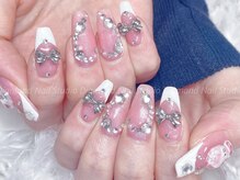 ダイアモンドネイルスタジオ 新宿店(Diamond Nail Studio)/チップ長さだしデザイン10 本