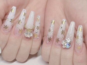 ピスティ(piisty)の写真/《パーツつけ放題が大人気！》派手×ワンホン×中華系♪トレンド感満載のデザインを期待以上にお仕上げ☆