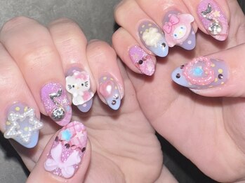 トップコート 下北沢店(Top Coat)の写真/センス溢れるデザインと多彩なアート提案で、誰とも被らない指先へ。長さだしにも対応♪海外輸入パーツも◎