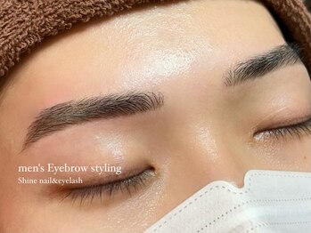 シャイン ネイルアンドアイラッシュ(Shine Nail & Eyelash)/メンズ アイブロウスタイリング