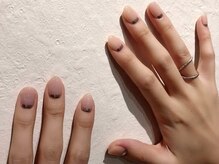 スリーネイルプラスアイラッシュ(Threee Nail+Eyelash)/ミラーラインネイル