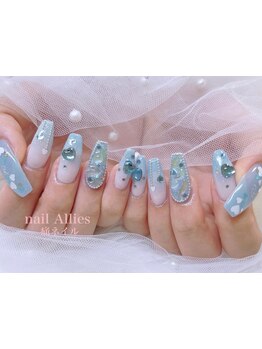 手描きアートが得意なサロン