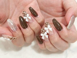 チェックフレンチデザイン