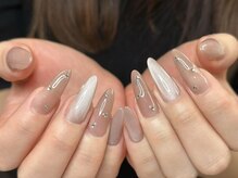 ウサギネイル 新大久保店(usagi nail)/ピンクネイル