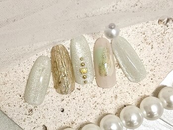 キューティプティ新宿の写真/【初回オフ無料/何度でも同価格!】選べるプレミアムジェルコース(アート4本)¥7500★指先から季節を先取り♪