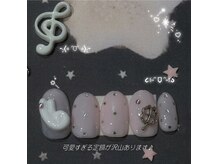 mimi.nail 吉祥寺 ウィッシュコア/バレエコア/長さだし/持ち込み/ガーリー/フィルインの雰囲気(カラーとパーツが変更出来るお得な定額♪)