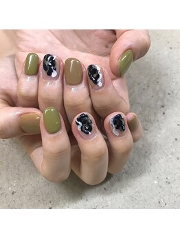 キャンネイル 金山店(Can Nail)/アースカラーの大人ニュアンス