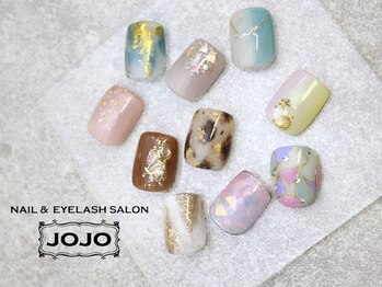 ジョジョ 千里中央店(JOJO)/FOOTネイル☆親指アート￥6500