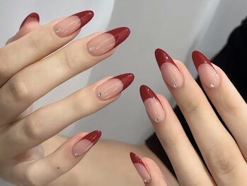 モルフォネイル(Morpho nail)/#フレンチネイル