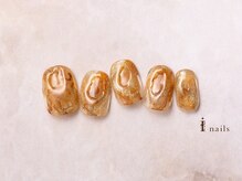 アイネイルズ 横浜EAST店(I-nails)/ぷっくりキラキラインクネイル