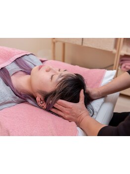 ヘッドスパで癒されたい