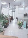 ！Fカーテンで仕切られています