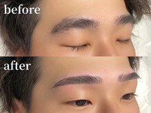 エムズアイブロウ 大阪堺東店(M’sアイブロウ)/ハリウッドブロウリフト#平行