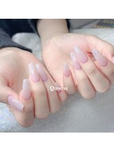 クイーンズビューティーサロン 新宿本店(Queen's beauty salon)/チップ長さ出し10本ワンカラー