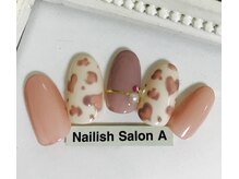 ネイリッシュサロン エー(Nailish Salon A)/2016秋冬ネイル/レオパード