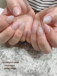 ぷっくりニュアンスネイル