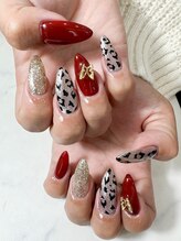 テラス(TERRACE)/アニマル柄ネイル