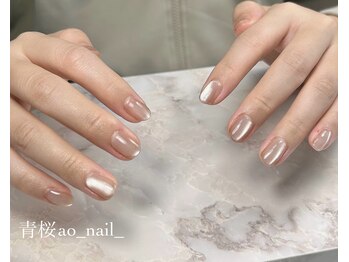 アオネイル(青桜 ao_nail_)/《人気No.1》マグネットネイル