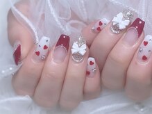 リアンネイル(lian nail)/バレンタインネイル♪