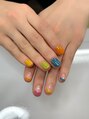 シュシュ(chou chou)&nbsp;ワンカラーやフレンチなど4種類のネイルがございます！