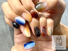 ネイルズガッシュ 武蔵小山店(NAILsGUSH)/秋ネイル/インク/ニュアンス