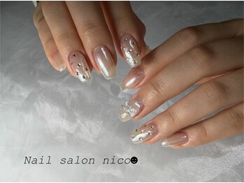 ニコ(nico)/ホワイトミラーアート