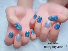 ベイビーブレス(BABY BREATH)/定額マーメイドネイル