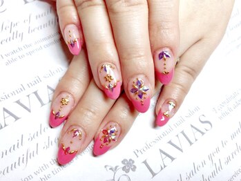 プロフェッショナル ネイルサロン ラヴィアス(LAVIAS)/【ジェル】10本アートし放題