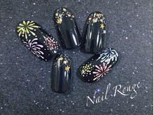 ネイルルージュ(Nail Rouge)/花火ネイル、夏ネイル