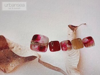 アーバンシーネイル 赤羽店(Urbansea nail)/nail design foot 10.980円