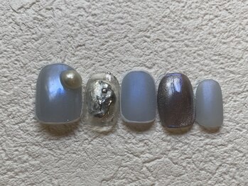 カラネイル 南森町店(calla nail)/マグネット×オーロラ