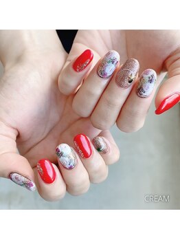 クリーム(Nail Atelier CREAM)/ニュアンスネイル