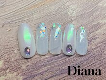 ディアナ ひたちなか高場店(DIANA)/定額ネイル　6600円　B-064