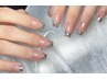☆新規ジェルオフ無料★ 大人キレイ♪ガラスフレンチ[HAND]　¥6200