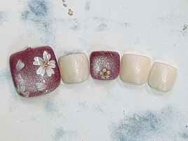 フット定額ネイル☆7700円